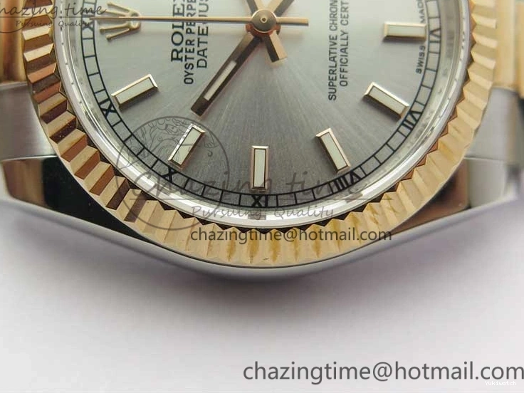 NH05A Dial Edition RG on 31mm Markers SEIKO Best GSF President Silver SS Stick Bracelet 178274 Datejust SS RG 0514